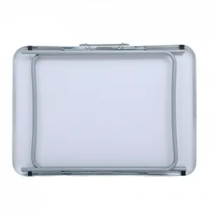 Ak furniture Kempingový stolek ARES 70x50 cm hnědý