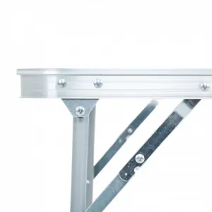 Ak furniture Kempingový stolek ARES 70x50 cm hnědý