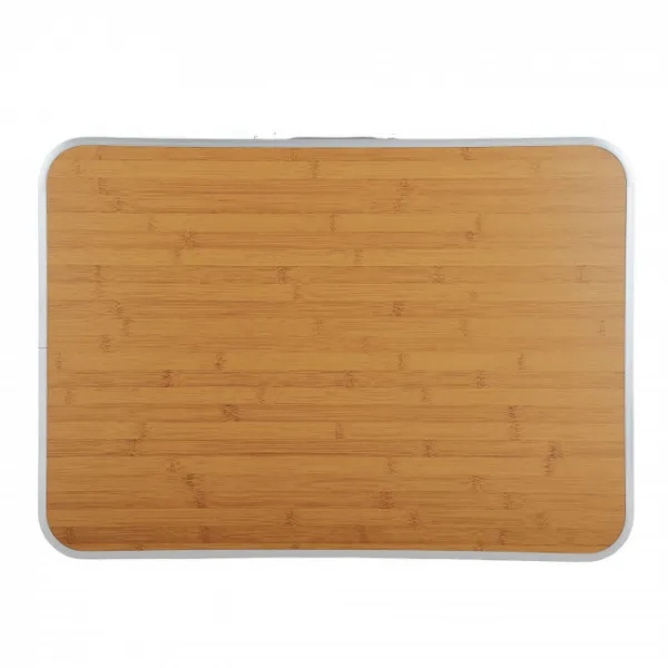 Ak furniture Kempingový stolek ARES 70x50 cm hnědý