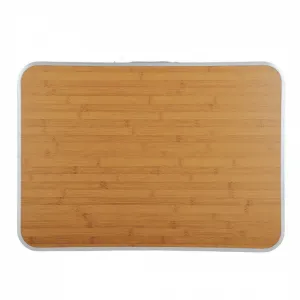 Ak furniture Kempingový stolek ARES 70x50 cm hnědý