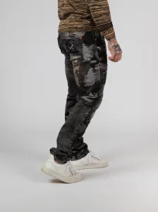 Pánske rifle CIPO & BAXX CD859 BLACK Farba: Čierna, Konfekčná veľkosť: W38/L32
