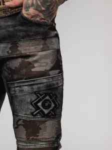 Pánske rifle CIPO & BAXX CD859 BLACK Farba: Čierna, Konfekčná veľkosť: W38/L32