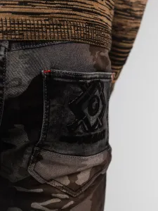 Pánske rifle CIPO & BAXX CD859 BLACK Farba: Čierna, Konfekčná veľkosť: W38/L32