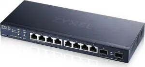 Zyxel XMG1915-10E, 8-port 2.5GbE, 2 SFP+ Smart Switch, hybird mode, standalone or NebulaFlex Cloud