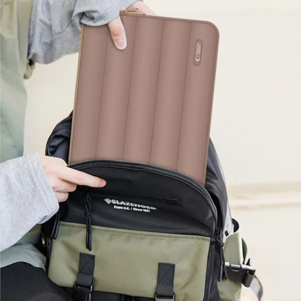 Tech-Protect Puffy MacBook 15"-16" - Walnut
