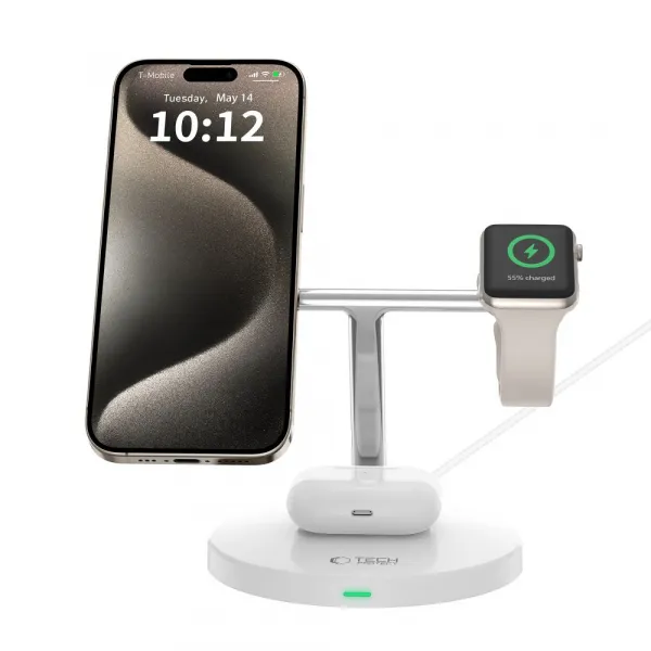 Tech-Protect A35 3in1 MagSafe Wireless Charger - White