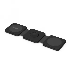 Tech-Protect A24 3in1 MagSafe Wireless Charger - Black