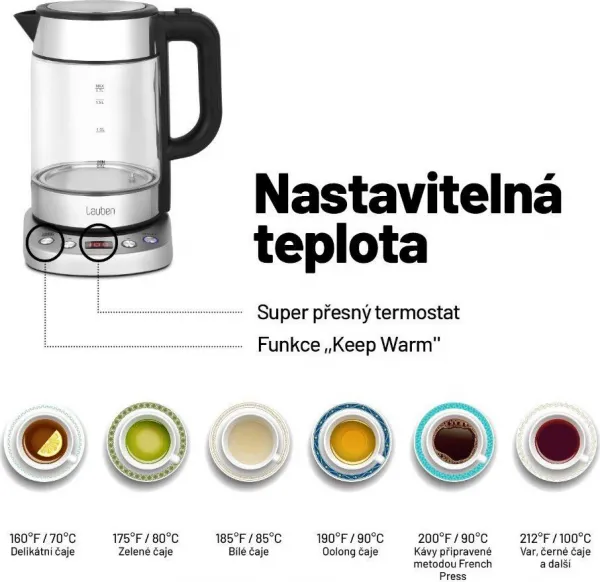 Lauben Rýchlovarná kanvica EK17GS