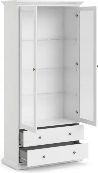 Tvilum Vitrína Provine 96 cm biela