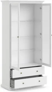 Tvilum Vitrína Provine 96 cm biela