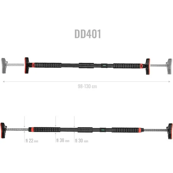 HMS - Hrazda do dverí s vodováhou DD401