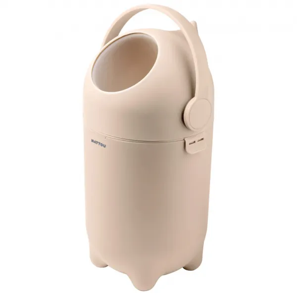 NATTOU Kôš na plienky Dropy Beige 27 cm, 20l