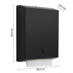 Zásobník na papierové utierky 282x364x105mm, čierny matný 2460
