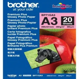 papier BROTHER BP71 foto lesklý A3/20ks