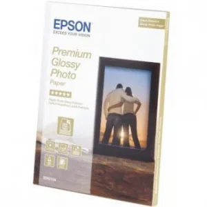 Epson Premium Glossy Photo Paper, foto papír, lesklý, bílý, Stylus Color, Photo, Pro, 13x18cm,
