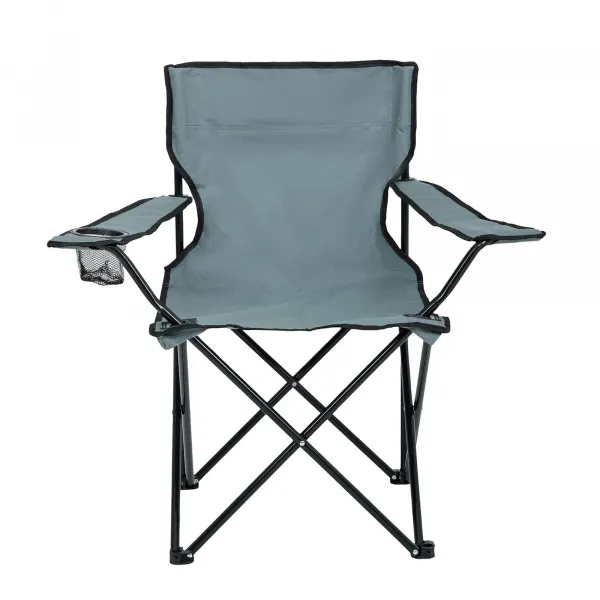 Ak furniture Kempingová židle ANTER šedá