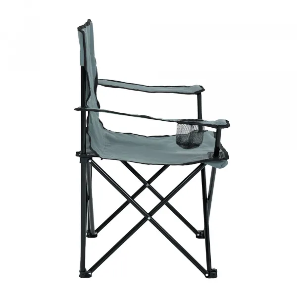 Ak furniture Kempingová židle ANTER šedá