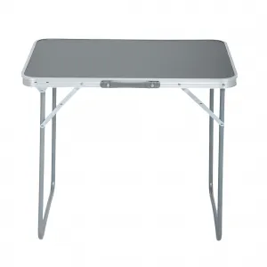 Ak furniture Kempingový stolek ARES 70x50 cm šedý