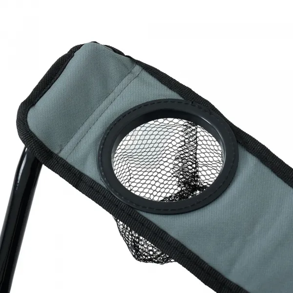 Ak furniture Kempingová židle ANTER šedá