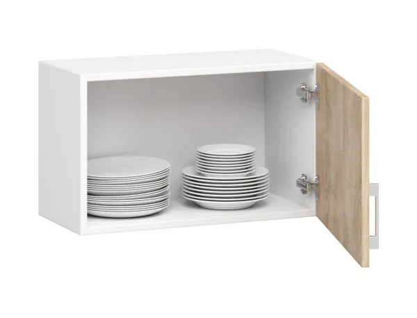 Ak furniture Kuchynská závesná skrinka W 60cm Artus biela/sonoma