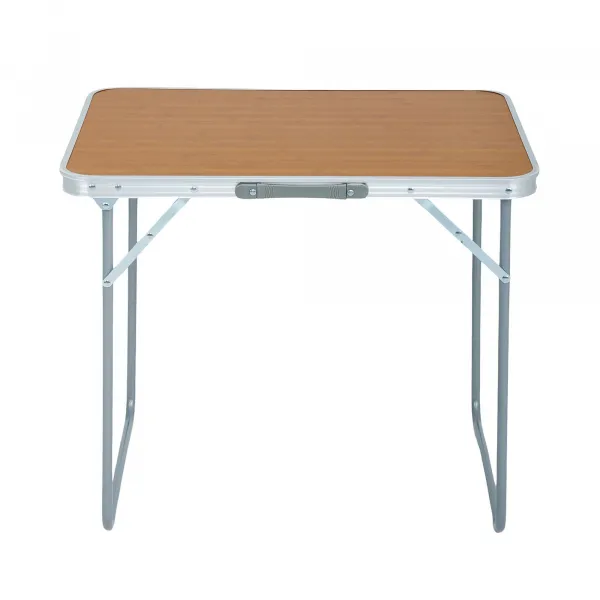 Ak furniture Kempingový stolek ARES 70x50 cm hnědý