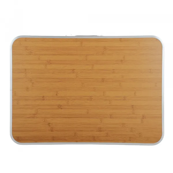 Ak furniture Kempingový stolek ARES 70x50 cm hnědý