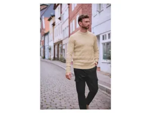 Livergy® Pánske flanelové cargo nohavice (S (44/46), čierna)
