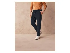 Livergy® Pánske flanelové cargo nohavice (M (48/50), navy modrá)