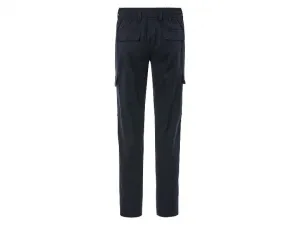 Livergy® Pánske flanelové cargo nohavice (M (48/50), navy modrá)
