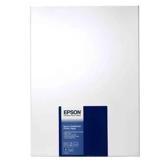 Epson Traditional Photo Paper C13S045050, 330 g/m2, A4, 25ks, saténový, atramentový, biely, foto papier