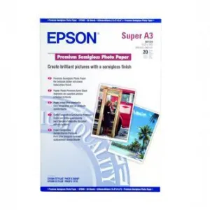 Epson Premium Semigloss Photo Paper S041328 C13S041328, A3, pololesklý, biely, foto papier