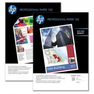 HP Professional Glossy Laser Photo Paper CG965A CG965A, 150 g/m2, A4, 150ks, lesklý, biely, foto papier