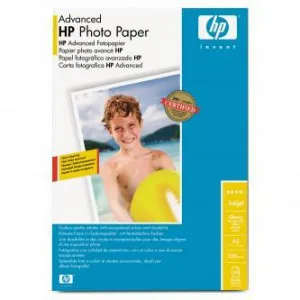 HP Advanced Glossy Photo Paper Q8697A, 250 g/m2, A3, 20ks, lesklý, biely, foto papier