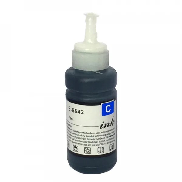 Epson T6642 Azúrový (cyan) kompatibilný atrament 70ml