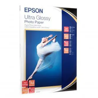 Epson Ultra Glossy Photo Paper S041927 C13S041927, 13x18cm, lesklý, biely, foto papier