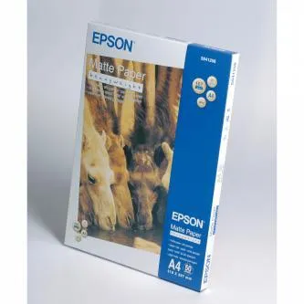 Epson Matte Paper Heavyweight C13S041256, A4, 16ks, matný, silný, biely, foto papier