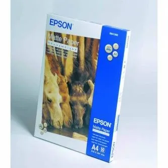 Epson Matte Paper Heavyweight C13S041256, A4, 16ks, matný, silný, biely, foto papier