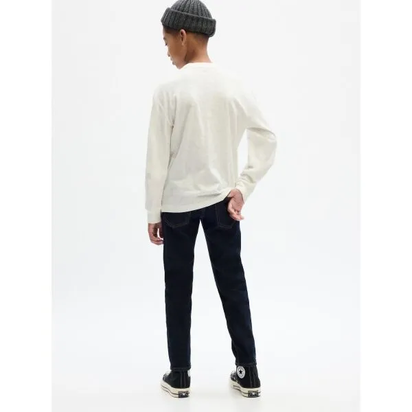 Tmavomodré chlapčenské slim fit rifle GAP