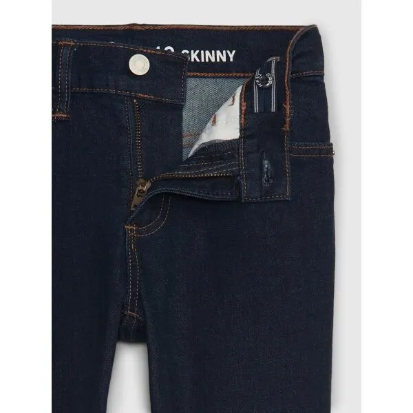 Tmavomodré chlapčenské skinny fit džínsy GAP