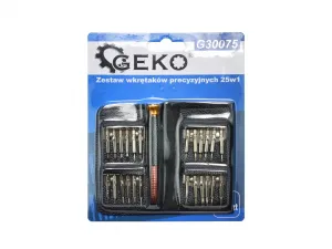 Geko Súprava presných skrutkovačov 25 v 1