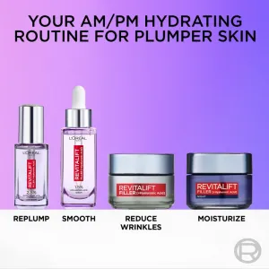 L’Oréal Paris Revitalift Filler denný a nočný krém proti vráskam s kyselinou hyalurónovou
