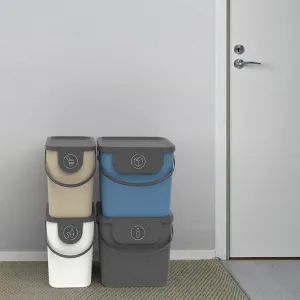 Kôš na triedený odpad ALBULA cappuccino 25 l