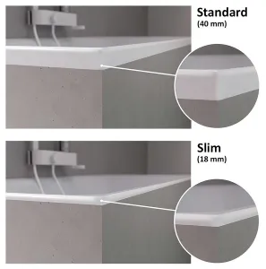 POLYSAN - ANDRA R SLIM asymetrická vaňa 180x90x45cm, biela 78771S