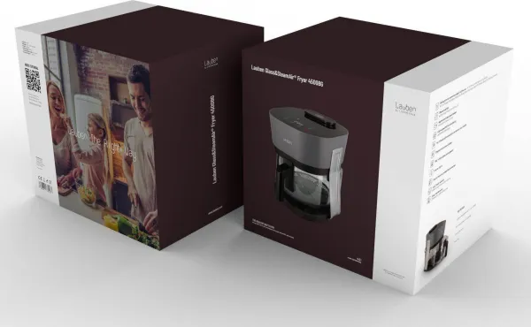 Teplovzdušná fritéza Lauben GlassSteamAir Fryer 4500BG