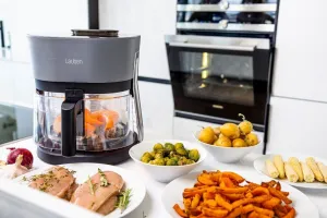 Teplovzdušná fritéza Lauben GlassSteamAir Fryer 4500BG