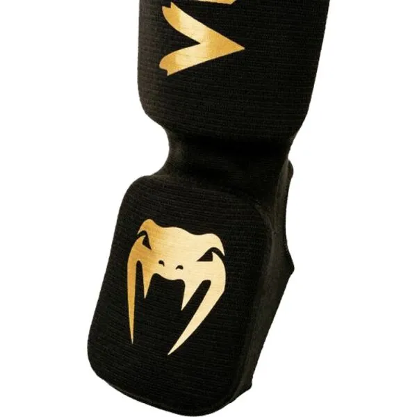 Venum KONTACT SHIN GUARDS Chrániče holení, čierna, veľkosť