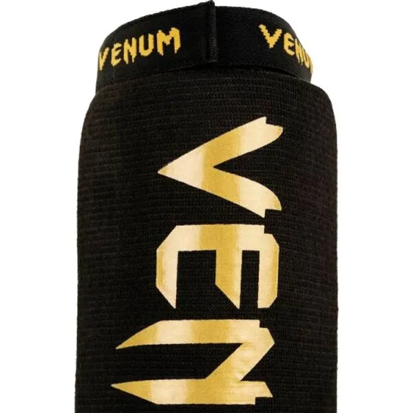 Venum KONTACT SHIN GUARDS Chrániče holení, čierna, veľkosť