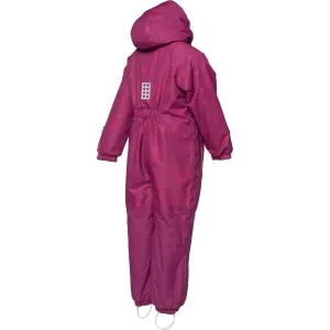 LEGO&reg; kidswear LWJADEN 702 Detský zimný overal, vínová, veľkosť