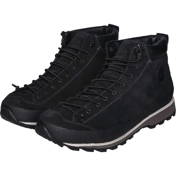 Lomer BIO NATURALE MID MTX SUEDE Pánska obuv, čierna, veľkosť