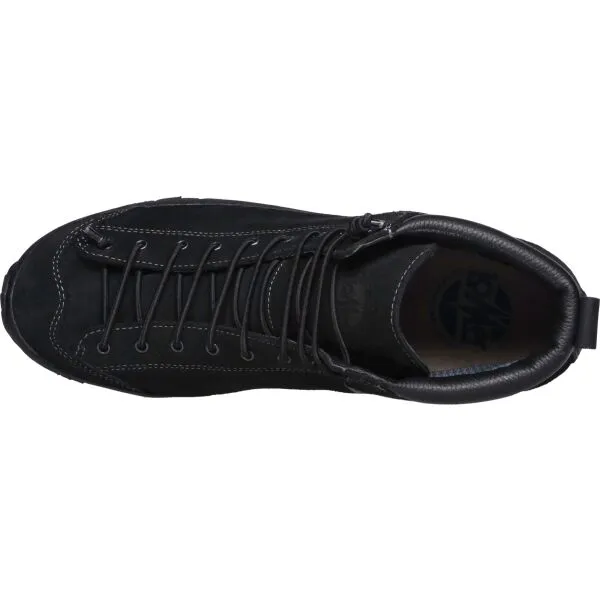 Lomer BIO NATURALE MID MTX SUEDE Pánska obuv, čierna, veľkosť